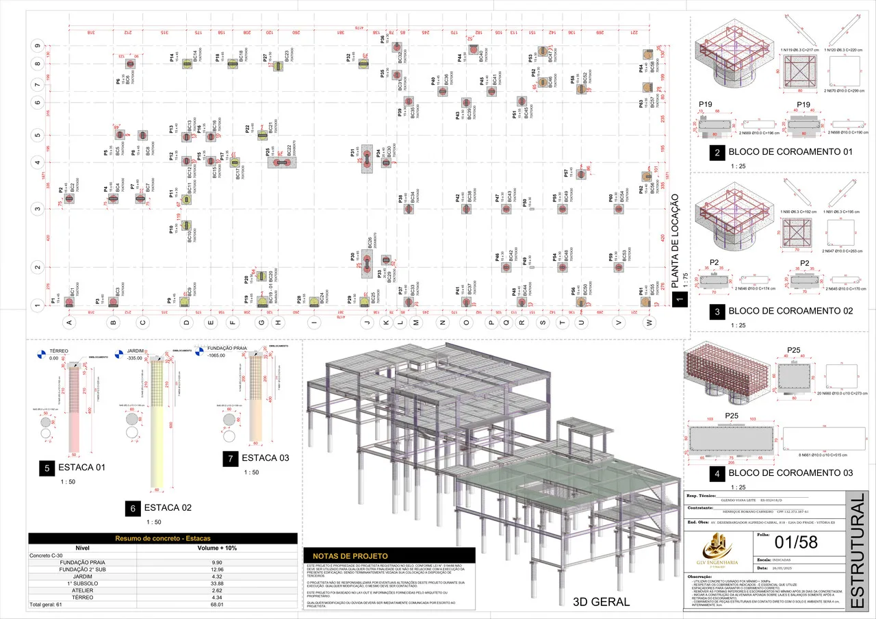 Prancha do aluno Glendo