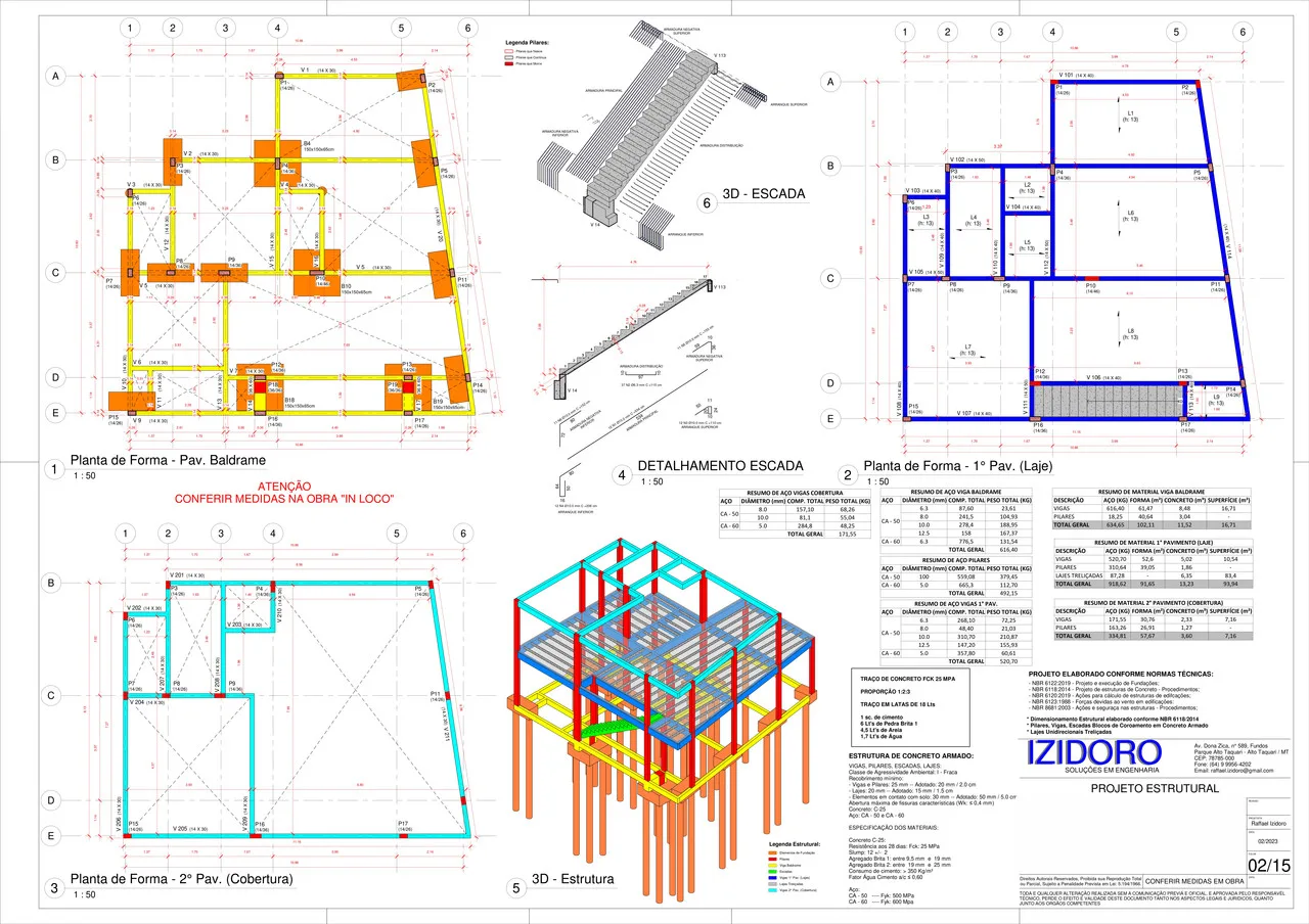 Prancha do aluno Raffael Izidoro