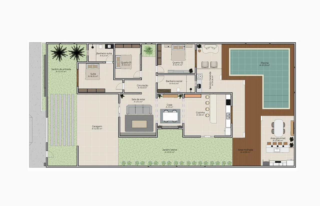 Prancha 2 do projeto residencial